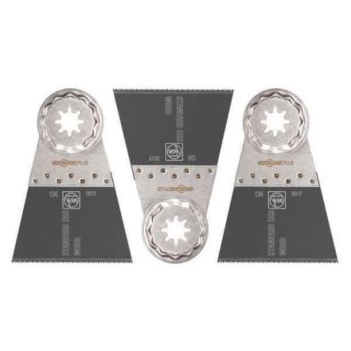 Fein Saw Blades, Steel, 7-38/53 in. L, PK3 1 Saw Blades, Steel, 7-38/53 in. L, PK3