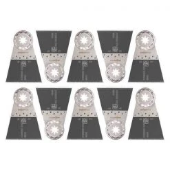 Fein Saw Blades, Steel, 7-38/53 in. L, PK10