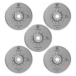 Oscillating Segmented Blades, 3-3/8, PK5