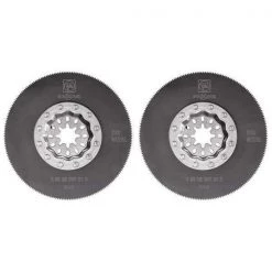 Oscillating Round Saw Blades, 3-3/8In, PK2