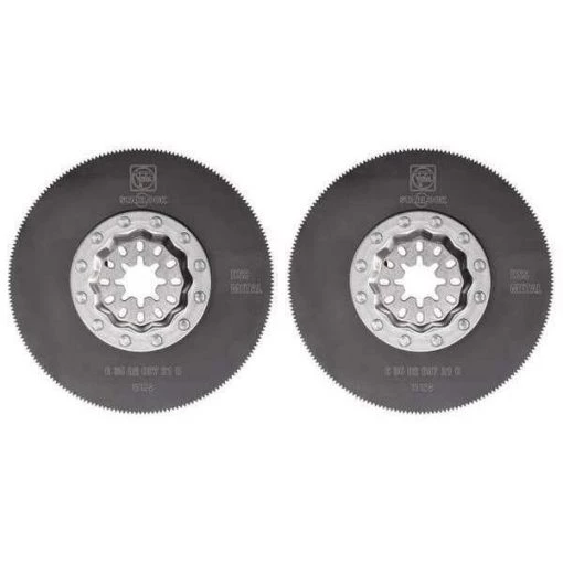 Oscillating Round Saw Blades, 3-3/8In, PK2