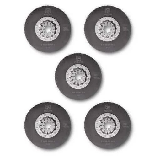 Oscillating Round Saw Blades, 3-3/8In, PK5