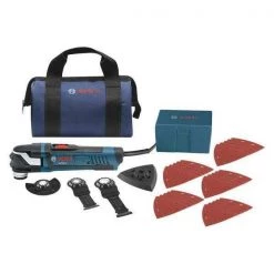 Bosch Oscillating Tool Kit, 120 V AC, Corded, 3 Degrees Oscillation Angle, Starlock Plus Series