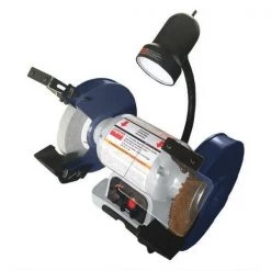 Bench Grinder, 8 in Max. Wheel Dia, 3/4 in Max. Wheel Thickness, 60 Grinding Wheel Grit
