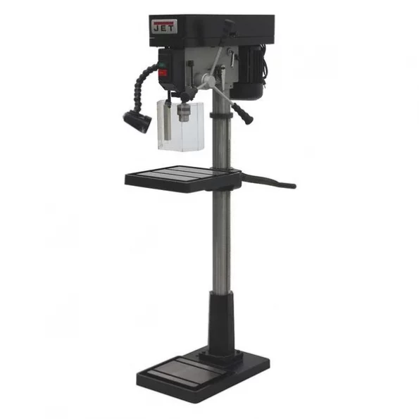 Floor Drill Press, Belt Drive, 1 hp, 115/230 V, 16 7/8 in Swing, 12 Speed