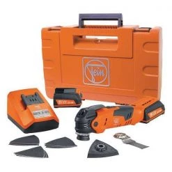 Fein Oscillating Tool Kit, 12V DC, Cordless, 3.2 Degrees Oscillation Angle, AFMT Series