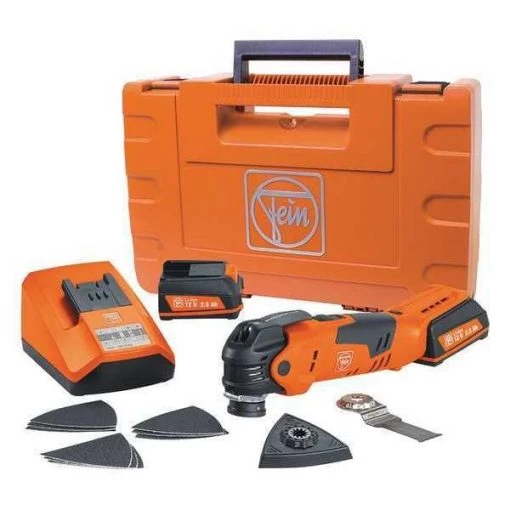 Oscillating Tool Kit, 12V DC, Cordless, 3.2 Degrees Oscillation Angle, AFMT Series