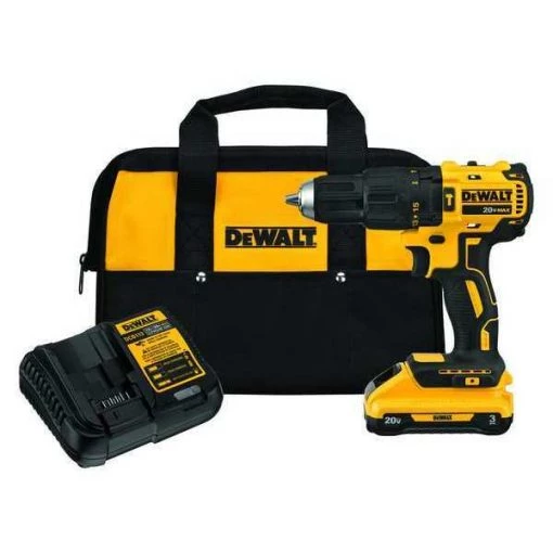 Hammer Drill, 20.0V, 1/2In Chuck Size