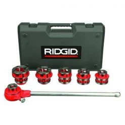 Ridgid Manual Pipe Threaders, 1/2 in to 2 in, Rod: 1/8 in to 1 in Bolt: 1/8 in to 1 in