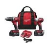 Milwaukee M18 Cordless LITHIUM-ION 2-Tool Combo Kit