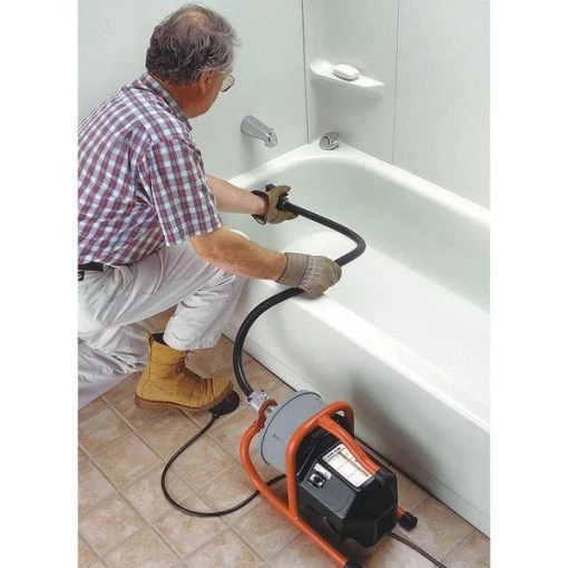 35 ft Corded Drain Cleaning Machine, 115V AC
