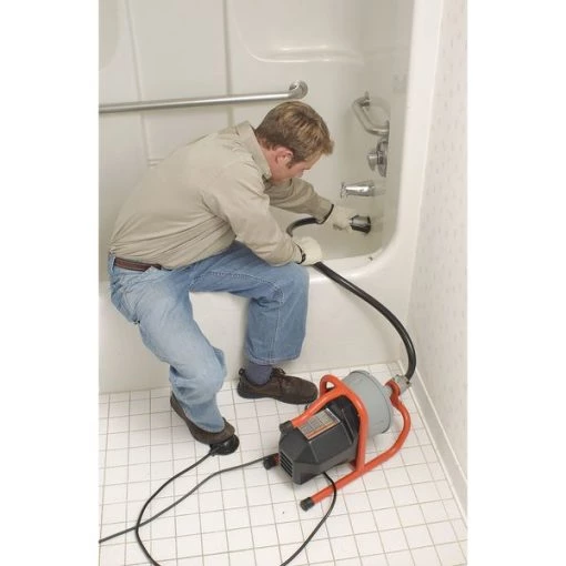 35 ft Corded Drain Cleaning Machine, 115V AC