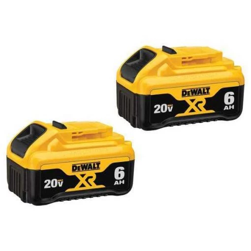Dewalt 20.0V Li-Ion Battery, 6.0Ah Capacity (2 Pack) 1 20.0V Li-Ion Battery, 6.0Ah Capacity (2 Pack)
