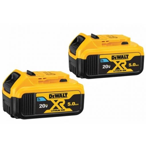 Dewalt 20.0V Li-Ion Battery, 5.0Ah Capacity (2 Pack) 1 20.0V Li-Ion Battery, 5.0Ah Capacity (2 Pack)