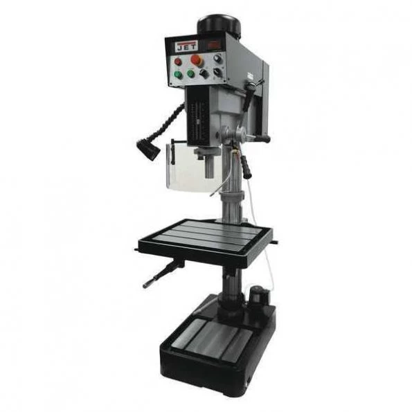 Floor Drill Press, Belt Drive, 2 hp, 460 V, 20 in Swing, Variable Speed