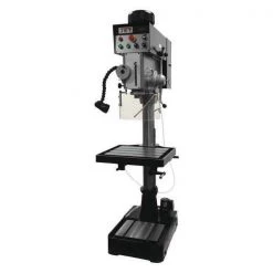 Floor Drill Press, Belt Drive, 2 hp, 230 V, 20 in Swing, Variable Speed