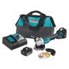 Makita 18V LXT® BL 4-1/2” / 5" Cut-Off/Angle Grinder Kit, Paddle (5.0Ah)