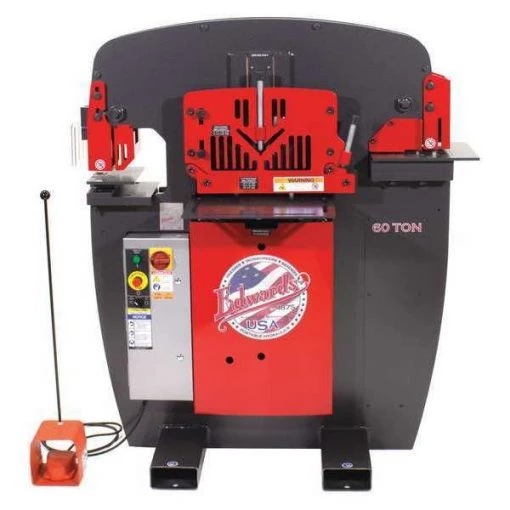 Ironworker, 14A, 3 Phase, 5 HP, 230V, 62 tons