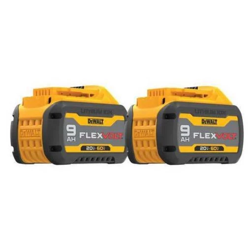 Dewalt 20.0/60.0V Li-Ion Battery, 9.0Ah Capacity (2 Pack) 1 20.0/60.0V Li-Ion Battery, 9.0Ah Capacity (2 Pack)