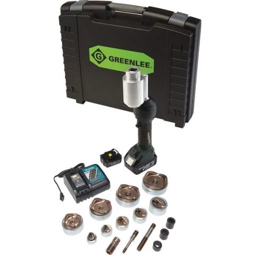 Greenlee Punch Driver Kit, 18.0V, Li-Ion, Cordless 1 Punch Driver Kit, 18.0V, Li-Ion, Cordless