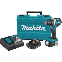 Makita 1/2 in, 18V DC Cordless Drill, Battery Included