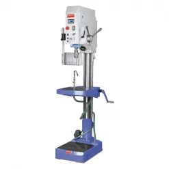 Floor Drill Press, Geared Head Drive, 3 hp, 240 V, 22 in Swing, Variable Speed