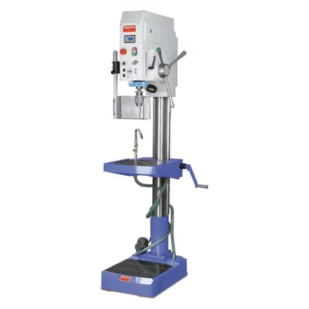 Dayton Floor Drill Press, Geared Head Drive, 3 hp, 240 V, 22 in Swing, Variable Speed
