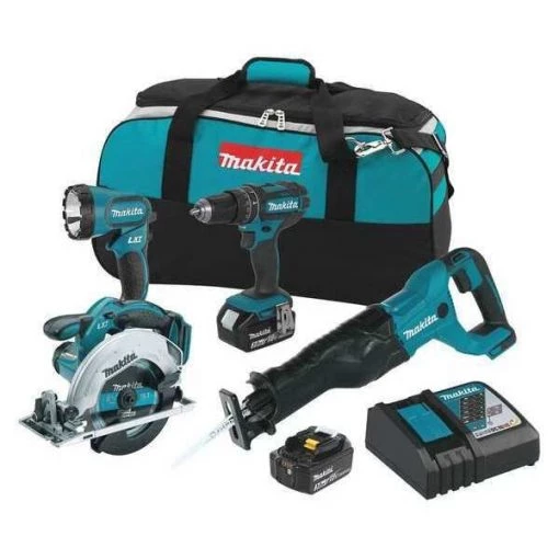 Makita 18V LXT® 4-Pc. Combo Kit (3.0Ah) 1 18V LXT® 4-Pc. Combo Kit (3.0Ah)