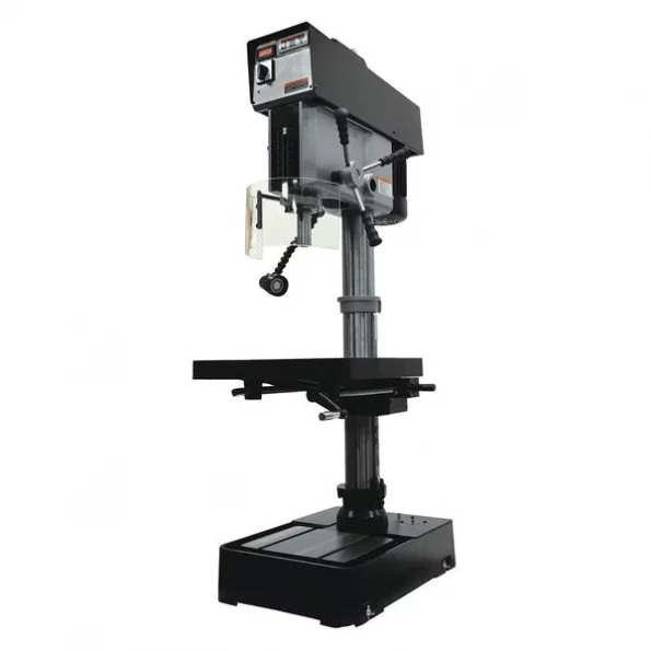 Floor Drill Press, Belt Drive, 2 hp, 115/230 V, 20 in Swing, Variable Speed