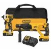 Dewalt 20V MAX* XR Brushless 1" SDS PLUS Rotary Hammer and Impact Driver Kit