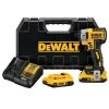 Dewalt 20V MAX XR 1/4In Cordless Impact Driver Kit, (2) 2.0Ah Batteries