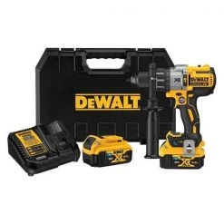 Dewalt 20.0 V Hammer Drill, Battery Included, 1/2 in Chuck