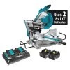 Makita 36V (18V X2) LXT® BL 10" Dual-Bevel Slide Miter Saw Kit, AWS™ (5.0Ah)