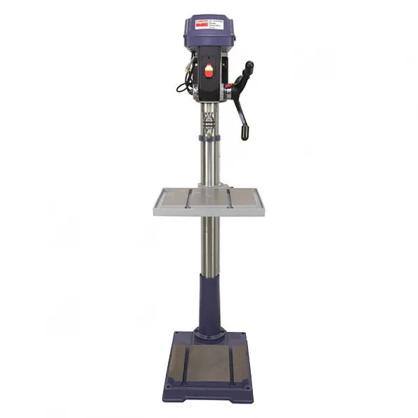 Floor Drill Press, Belt Drive, 1 1/2 hp, 120/240 V, 20 in Swing, 12 Speed