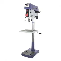Floor Drill Press, Belt Drive, 1 1/2 hp, 240 V, 20 in Swing, 16 Speed