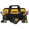 Dewalt Cordless CombInation Kit, 2 Tools, 20V DC