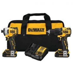 Dewalt Cordless CombInation Kit, 2 Tools, 20V DC
