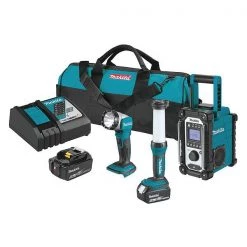 Makita 18V LXT® Emergency Preparedness 3-Pc. Combo Kit (5.0Ah)