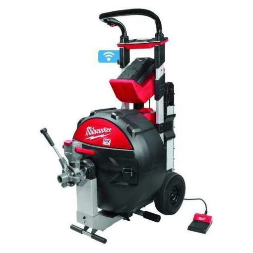 MX FUEL Sewer Drum Machine w/ POWERTREDZ for 5/8“ – ¾“ Cable