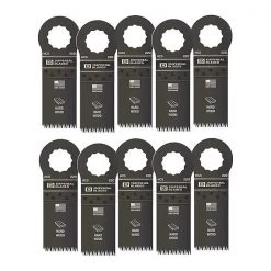 Imperial Blades SuperCut™ 1-1/4" Japanese Tooth Hardwood Blade, 10PC
