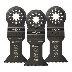 Starlock™ 1-3/4" Multi-Material Metal/Wood Blade, 3PC