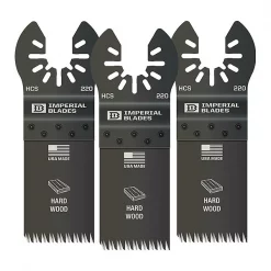 Imperial Blades One Fit™ 1-1/4" Japanese Tooth Hardwood Blade, 3PC