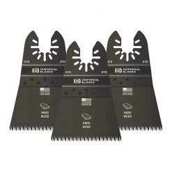 Imperial Blades One Fit™ 2-1/2" Japanese Tooth Hardwood Blade, 3PC