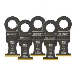 Imperial Blades SuperCut™ 1-3/8" Carbide Extreme Storm Titanium Metal Blade, 5PC