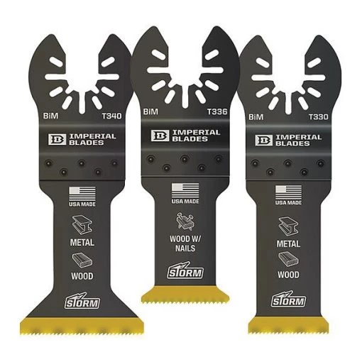 Imperial Blades One Fit™ Storm Titanium Metal/Wood Variety Pack, 3PC 1 One Fit™ Storm Titanium Metal/Wood Variety Pack, 3PC