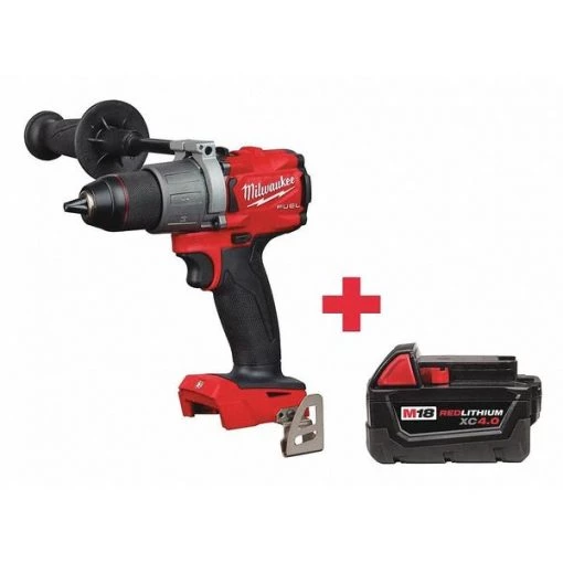 1/2 in, 18V DC Drill/Driver + (1) 4.0Ah Battery Bundle Drill, Battery Included