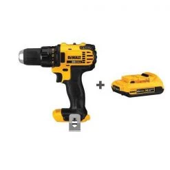 Dewalt 1/2 in, 20V DC Cordless Drill, Battery Included