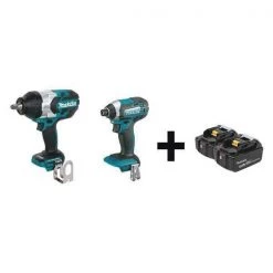 Cordless Combo Kit, 18.0 V, 2 Tools, 2 Batt