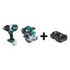Makita Cordless Combo Kit, 18.0 V, 2 Tools, 2 Batt