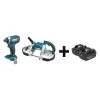 Makita Cordless Combo Kit, 18.0 V, 2 Tools, 2 Batt